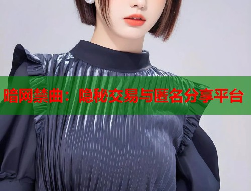暗网禁曲：隐秘交易与匿名分享平台