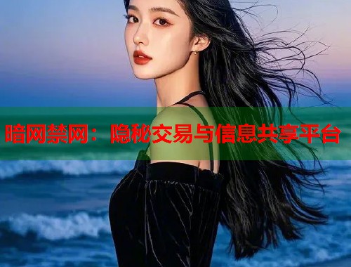 暗网禁网：隐秘交易与信息共享平台