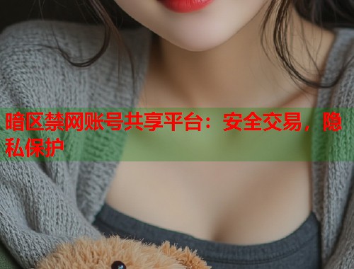 暗区禁网账号共享平台：安全交易，隐私保护