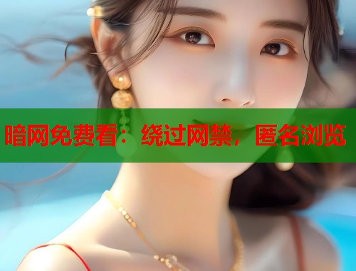 暗网免费看：绕过网禁，匿名浏览