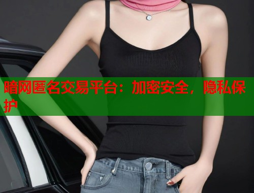 暗网匿名交易平台：加密安全，隐私保护