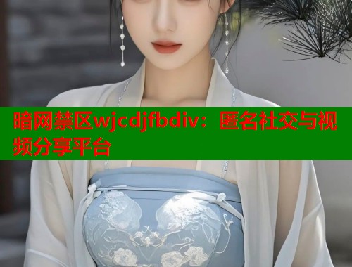 暗网禁区wjcdjfbdiv：匿名社交与视频分享平台