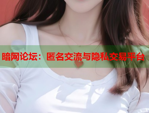 暗网论坛：匿名交流与隐私交易平台