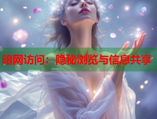 暗网访问：隐秘浏览与信息共享