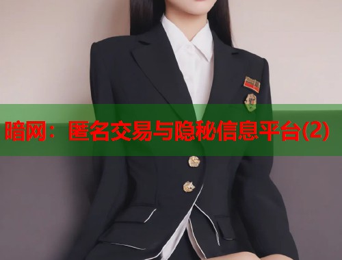 暗网：匿名交易与隐秘信息平台(2)