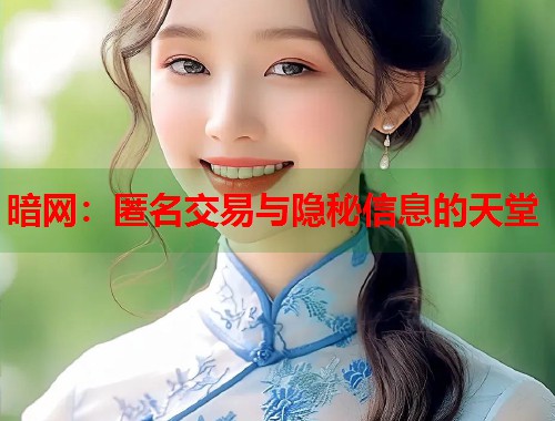 暗网：匿名交易与隐秘信息的天堂
