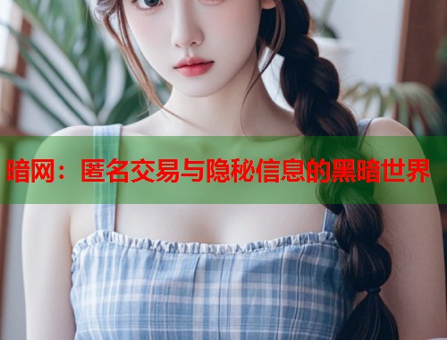 暗网：匿名交易与隐秘信息的黑暗世界