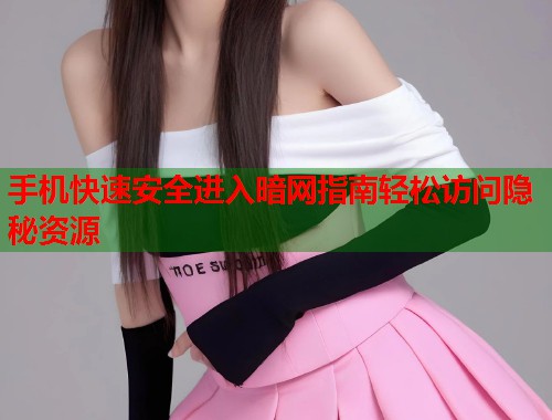 手机快速安全进入暗网指南轻松访问隐秘资源