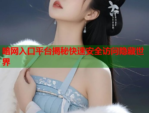 暗网入口平台揭秘快速安全访问隐藏世界