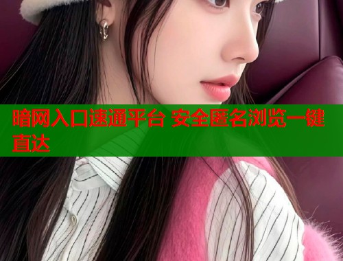 暗网入口速通平台 安全匿名浏览一键直达