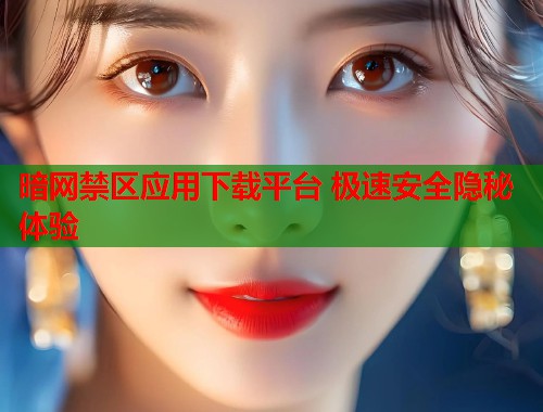 暗网禁区应用下载平台 极速安全隐秘体验