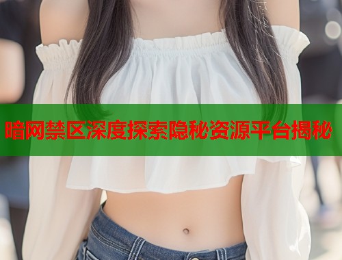 暗网禁区深度探索隐秘资源平台揭秘
