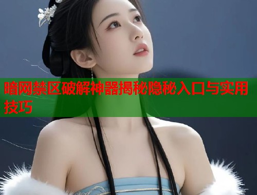 暗网禁区破解神器揭秘隐秘入口与实用技巧