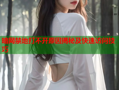 暗网禁地打不开原因揭秘及快速访问技巧  第2张