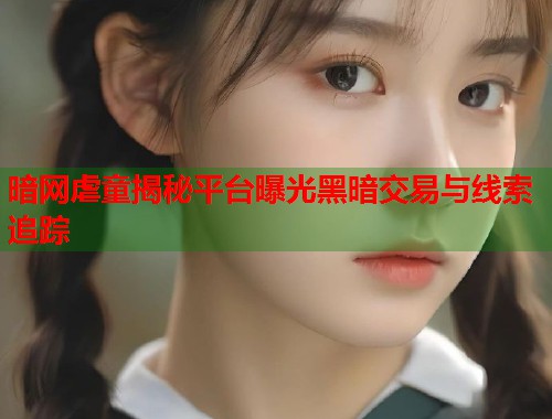 暗网虐童揭秘平台曝光黑暗交易与线索追踪
