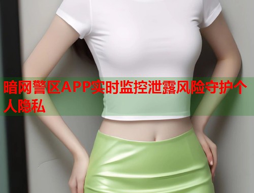 暗网警区APP实时监控泄露风险守护个人隐私