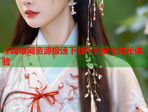 深网暗网资源极速下载平台安全隐秘体验
