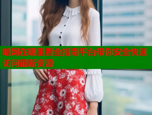 暗网在哪里看全指南平台带你安全快速访问最新资源