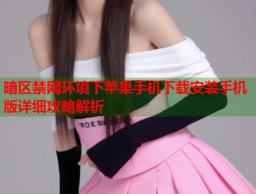暗区禁网环境下苹果手机下载安装手机版详细攻略解析  第2张