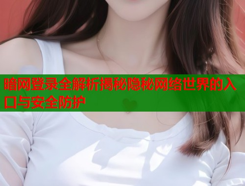 暗网登录全解析揭秘隐秘网络世界的入口与安全防护  第2张