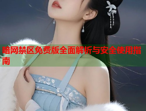 暗网禁区免费版全面解析与安全使用指南