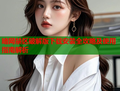 暗网禁区破解版下载安装全攻略及使用指南解析