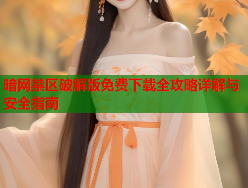 暗网禁区破解版免费下载全攻略详解与安全指南