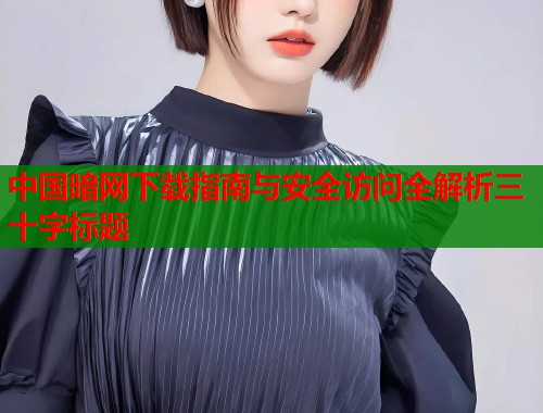 中国暗网下载指南与安全访问全解析三十字标题