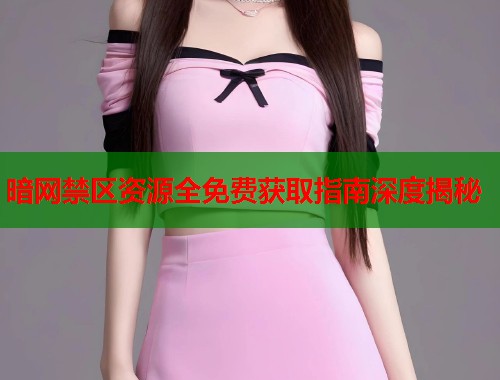 暗网禁区资源全免费获取指南深度揭秘