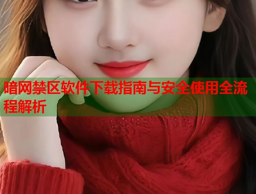 暗网禁区软件下载指南与安全使用全流程解析