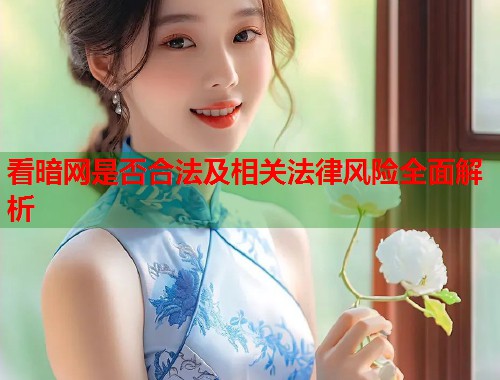 看暗网是否合法及相关法律风险全面解析
