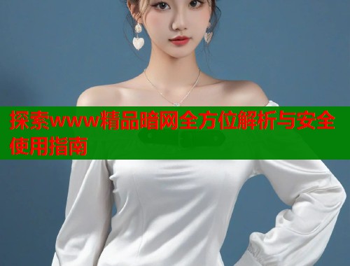 探索www精品暗网全方位解析与安全使用指南