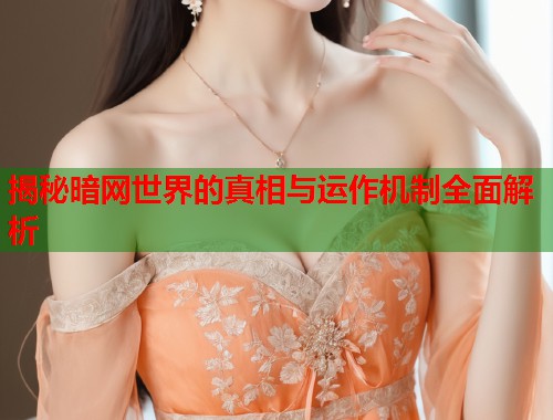 揭秘暗网世界的真相与运作机制全面解析