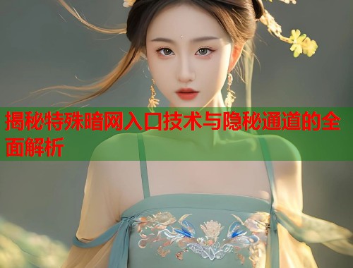 揭秘特殊暗网入口技术与隐秘通道的全面解析