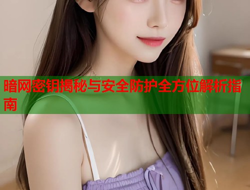 暗网密钥揭秘与安全防护全方位解析指南