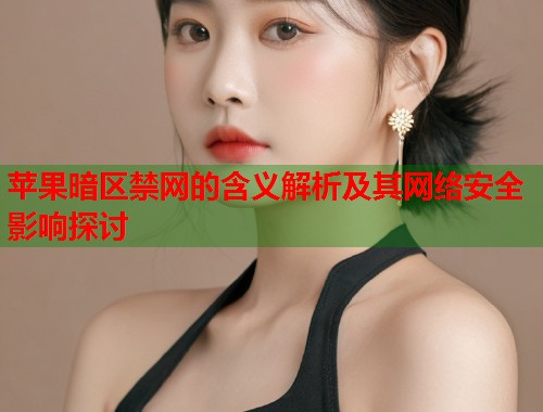 苹果暗区禁网的含义解析及其网络安全影响探讨